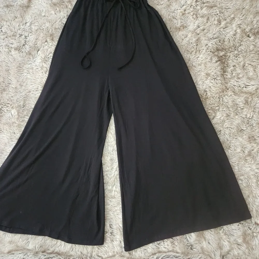 Paraphrase Wide Leg‎ Sleeveless Jumper Black NWT Women's Size Medium - Picture 3 of 10